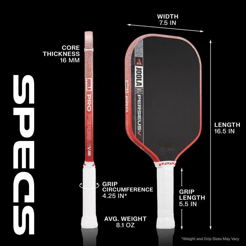 Perseus Pro V Pickleball Paddle 16mm